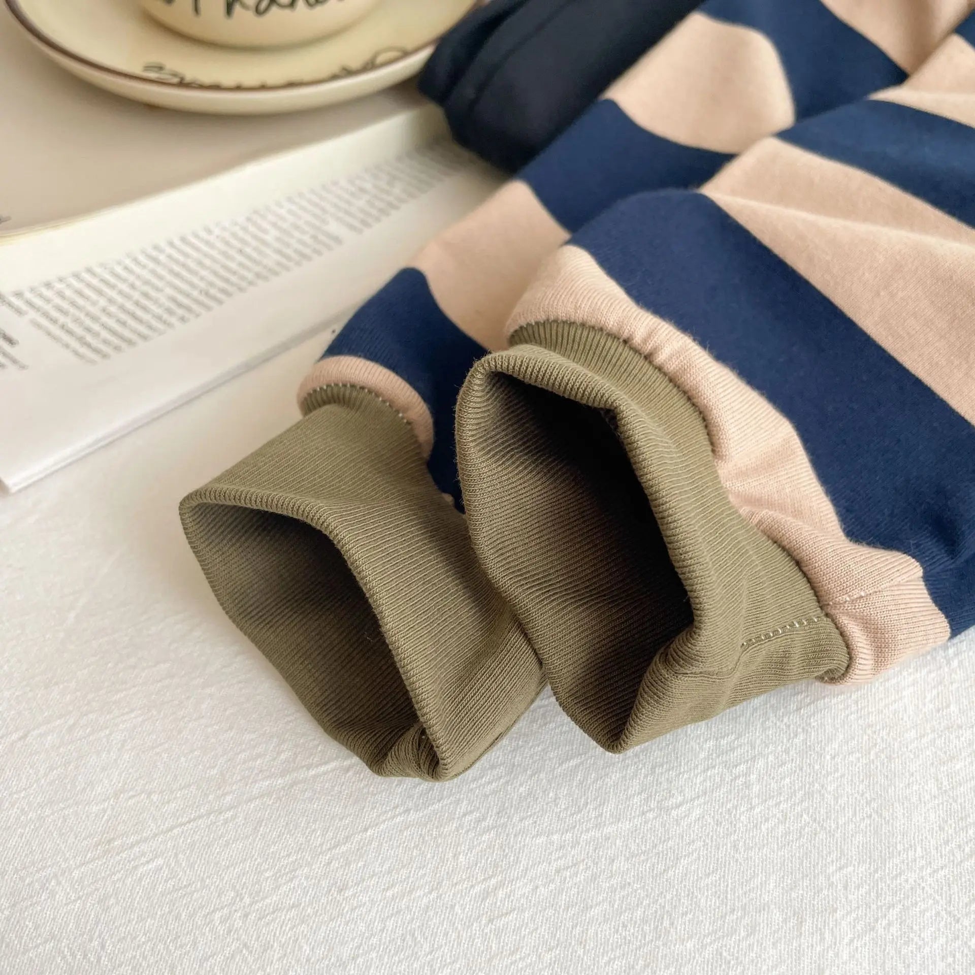 Matthew Striped Contrast Cotton Tees - GuGuTon baby store - Baby Fashion - Toddlers Outfits - Babies Outfits - Toddler Clothes - Kids Clothing - Newborn Clothes - Newborn Wear - Kids Wear - Trending Clothes - Trending Outfits - Fall Fashion - Winter Fashion - Girls Clothes - Boys Clothes - Babies Wear - Kids Accessories - KidsWear - Summer Clothes - Summer Fashion - Summer Trend - Falls Sweaters - Tops - Bottom - Jeans - Blouse - Dresses - Newborn Dresses - Toys