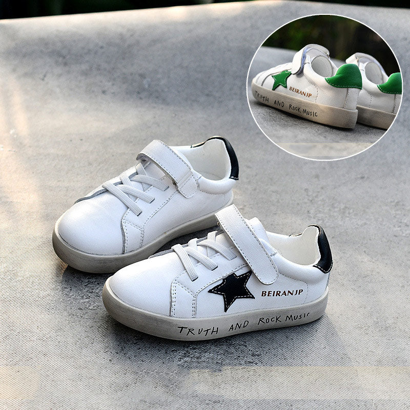 Sneakers Boys Geniune Leather Soft Sole Casual Shoes Girls