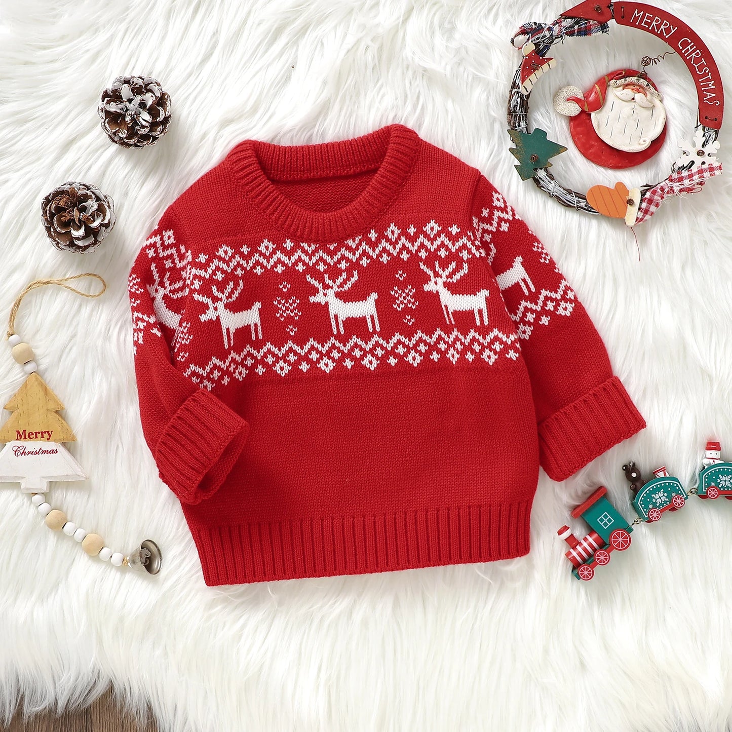 Paulo Baby Boy Knitted Sweater Christmas