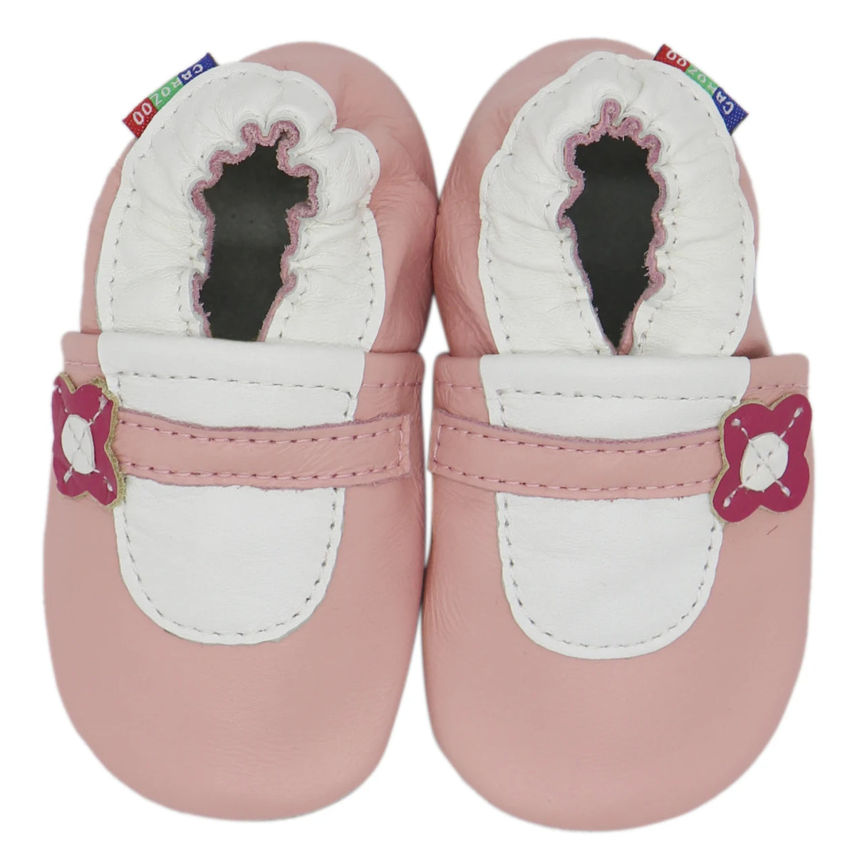 003Carozoo Newborn Baby Shoes Infant Shoes Slippers Soft Leather Baby Boys First-Walkers Girl Shoes