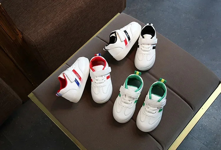 Trendy Child Sneakers Light Up Simple Girl Shoe Versatile Comfort Boy Shoe Anti Slip New Autumn Girl Sneaker Daily Casual Shoes