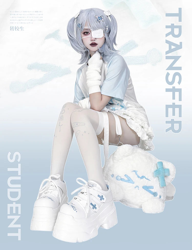 Japanese Girl Original Subculture Lolita Girl Thick Soled Shoes Sweet Big Toe Shoes Cute Loli Tea Party Single Shoes