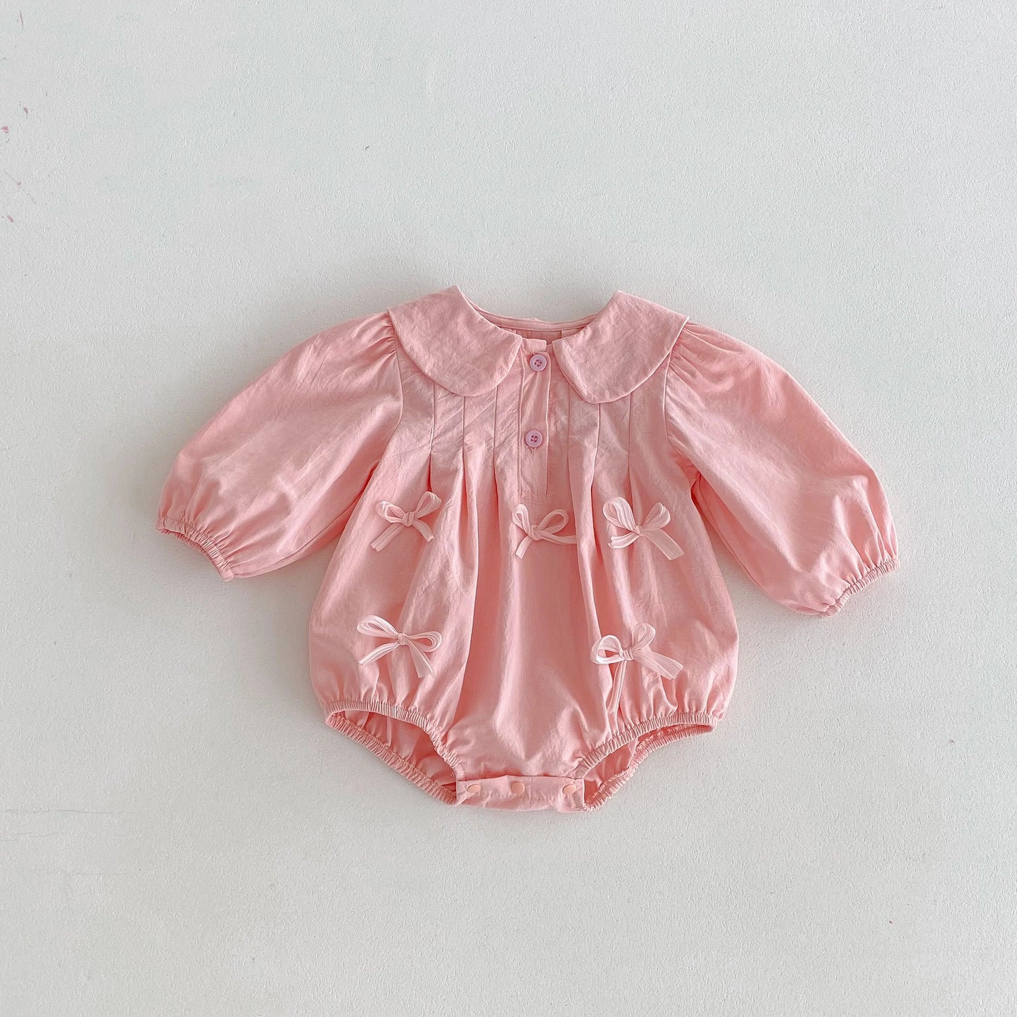 Pink Ribbon Romper