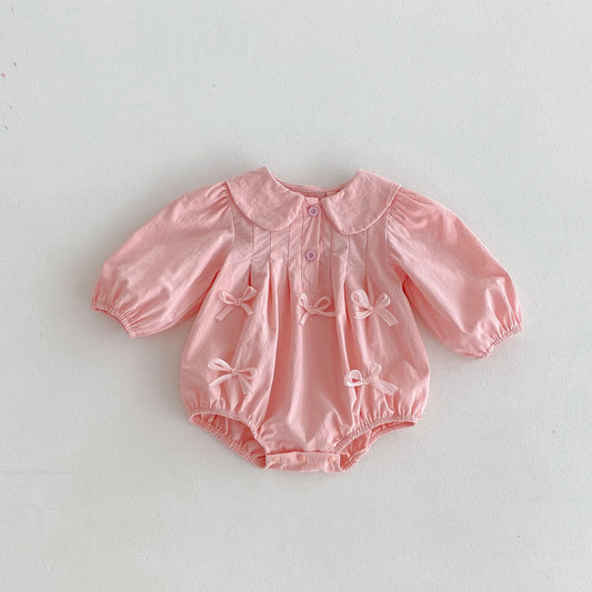 Pink Ribbon Romper