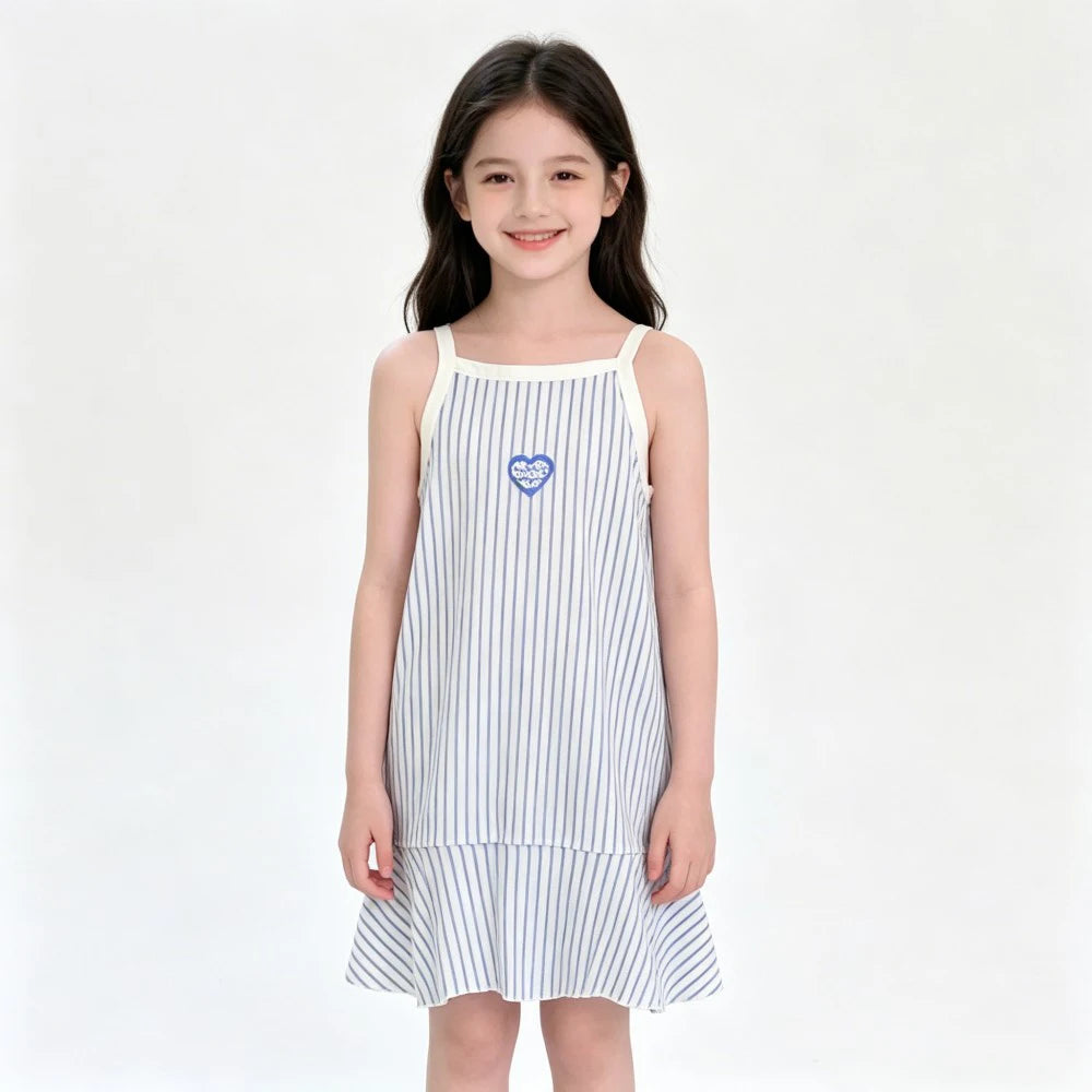 Cute Dress For Kids Girl Summer Dresses Children's Fashion Dress Thin Girls' Halter