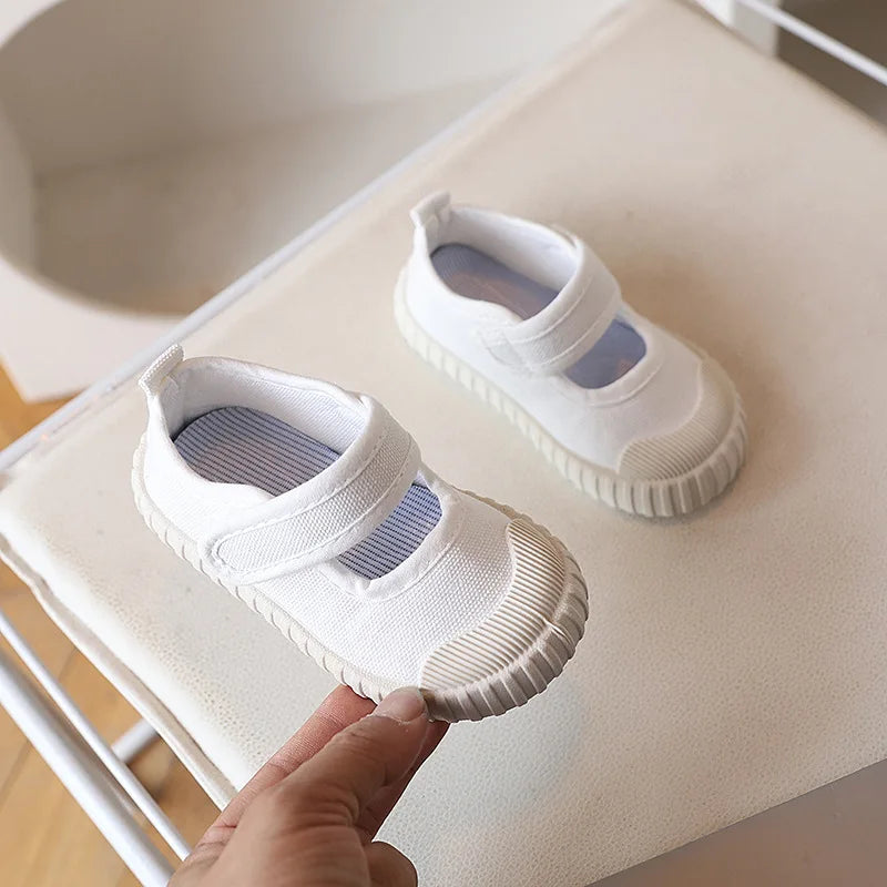 2025 New Spring Baby Girl Shoes Kids Autumn Canvas Shoes
