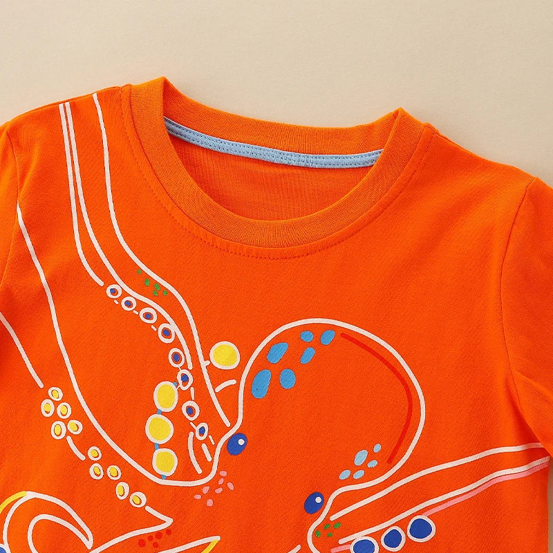 Paula Children Cartoon Octopus Printing Round - GuGuTon baby store - Baby Fashion - Toddlers Outfits - Babies Outfits - Toddler Clothes - Kids Clothing - Newborn Clothes - Newborn Wear - Kids Wear - Trending Clothes - Trending Outfits - Fall Fashion - Winter Fashion - Girls Clothes - Boys Clothes - Babies Wear - Kids Accessories - KidsWear - Summer Clothes - Summer Fashion - Summer Trend - Falls Sweaters - Tops - Bottom - Jeans - Blouse - Dresses - Newborn Dresses - Toys