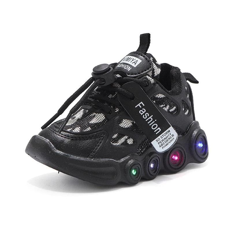 Kids Shoes Boys Sneakers Leather Waterproof
