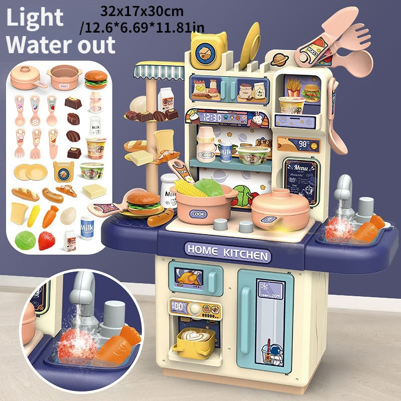 Large Children Simulation Kitchen Toy Lampligh Sound Effect - GuGuTon