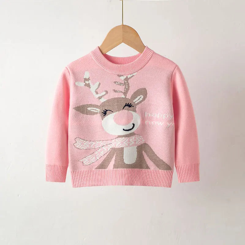 Estevan Christmas Warm Bottom Pullover Sweater