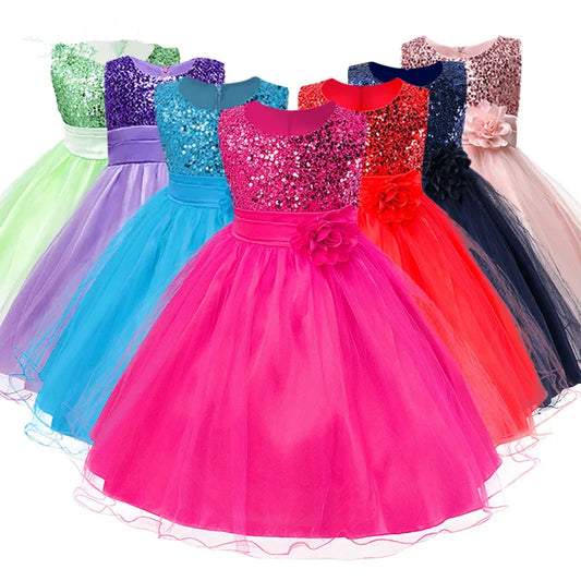 Baby Children Girl Dress NEW Kids Ceremonies Party Summer Princess Wedding Party Dress