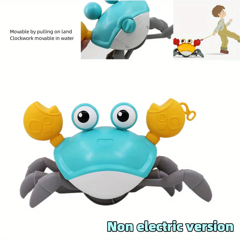 2026 Pets Electronic Interactive Crawling Crab with Light  and Music