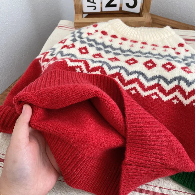 Wilson Children's Jacquard Knitted Sweater