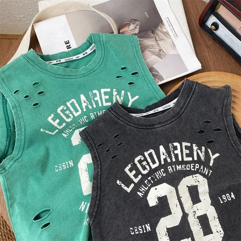 Carlos Handsome Pure Cotton Tank Tees - GuGuTon baby store - Baby Fashion - Toddlers Outfits - Babies Outfits - Toddler Clothes - Kids Clothing - Newborn Clothes - Newborn Wear - Kids Wear - Trending Clothes - Trending Outfits - Fall Fashion - Winter Fashion - Girls Clothes - Boys Clothes - Babies Wear - Kids Accessories - KidsWear - Summer Clothes - Summer Fashion - Summer Trend - Falls Sweaters - Tops - Bottom - Jeans - Blouse - Dresses - Newborn Dresses - Toys