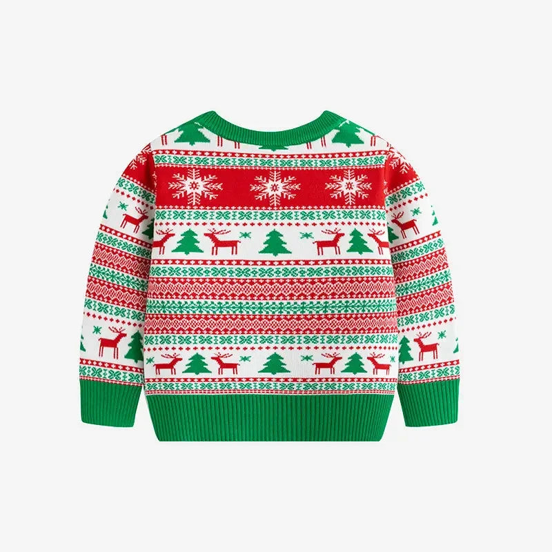 Bolivar Children's Christmas Cartoon Sweater