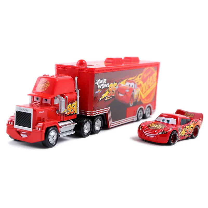 Cars 2 Mack Truck Pixar racing car Lightning McQueen Jackson Storm mini Car