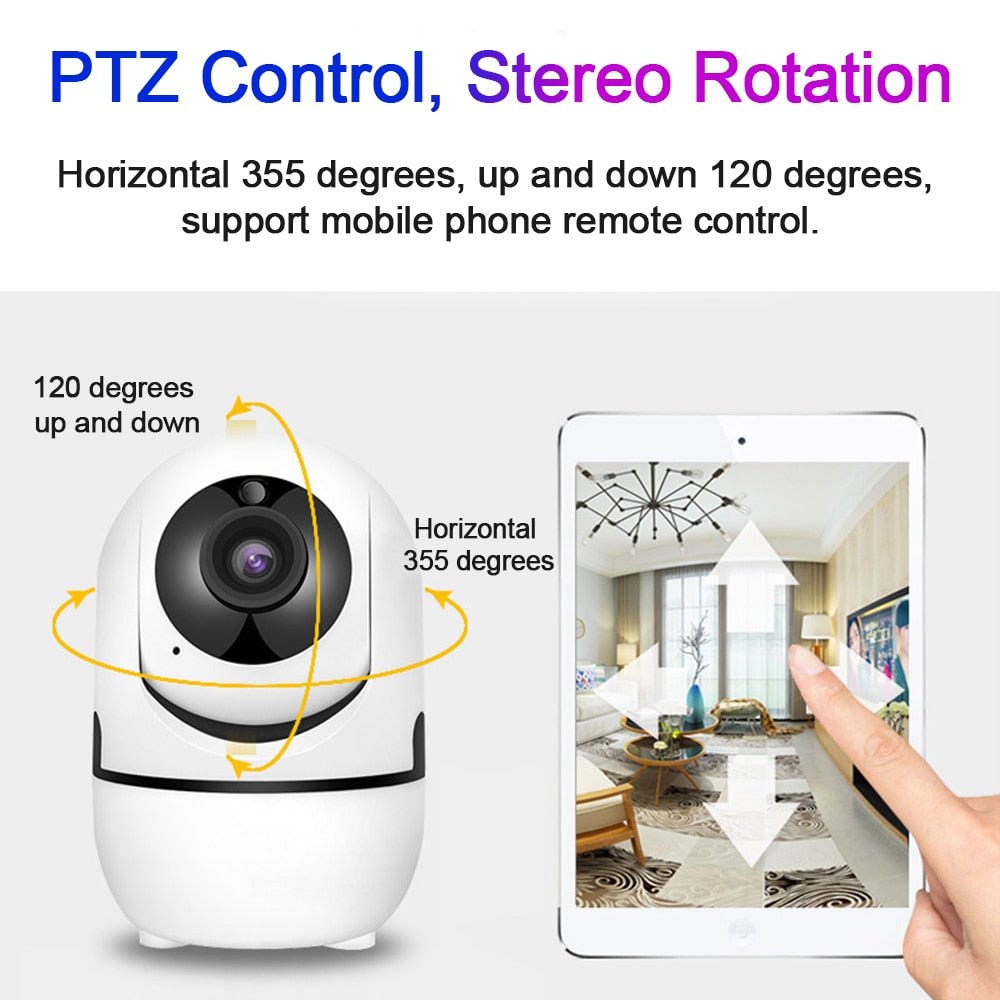 Smart Baby Monitor Mini Surveillance Home Security Wifi IP Camera 1080P - GuGuTon