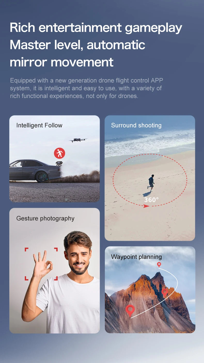 S-X1 Mini Drone 5G| 4K EIS Camera 3-Axis Gimbal | GPS Obstacle Avoidance