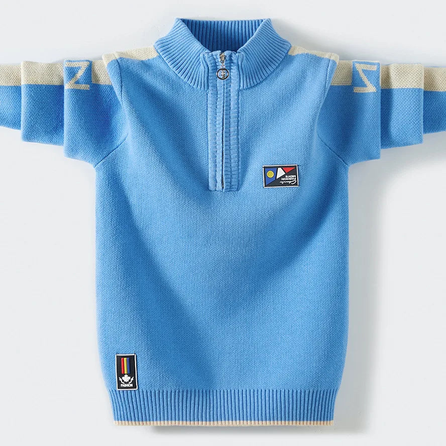 Ramon Cotton Clothing Pullover Sweater - GuGuTon baby store - Baby Fashion - Toddlers Outfits - Babies Outfits - Toddler Clothes - Kids Clothing - Newborn Clothes - Newborn Wear - Kids Wear - Trending Clothes - Trending Outfits - Fall Fashion - Winter Fashion - Girls Clothes - Boys Clothes - Babies Wear - Kids Accessories - KidsWear - Summer Clothes - Summer Fashion - Summer Trend - Falls Sweaters - Tops - Bottom - Jeans - Blouse - Dresses - Newborn Dresses - Toys