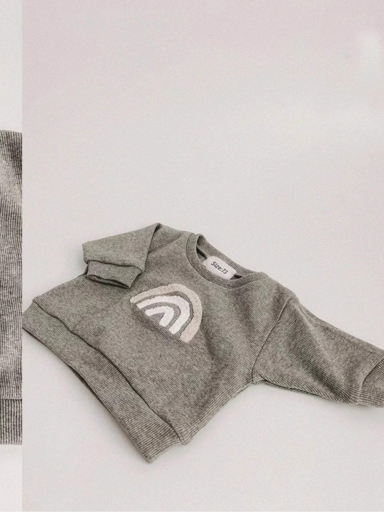 Emmanuel Fuzzy Rainbow Sun Jogger Set