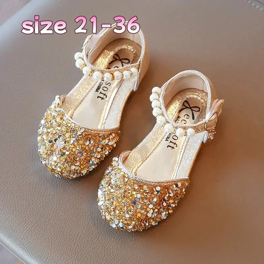 Girls Soft Flat Princess Shoes for Stage & Choir Performance, Lightweight Non‑Slip Sole