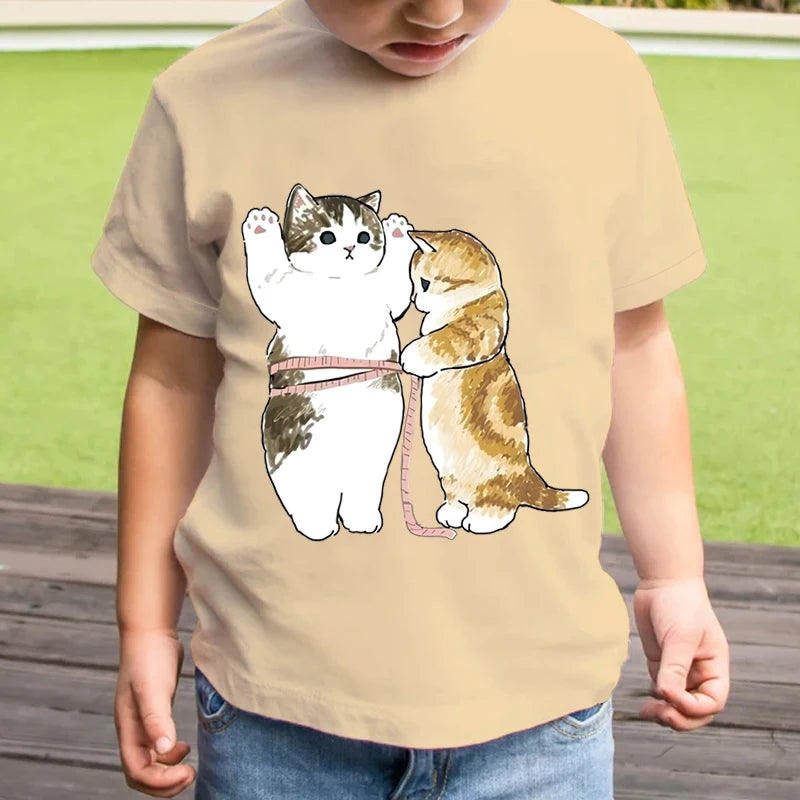 Irene Fashion Streetwear Cartoon Animal Kitten Clothing - GuGuTon baby store - Baby Fashion - Toddlers Outfits - Babies Outfits - Toddler Clothes - Kids Clothing - Newborn Clothes - Newborn Wear - Kids Wear - Trending Clothes - Trending Outfits - Fall Fashion - Winter Fashion - Girls Clothes - Boys Clothes - Babies Wear - Kids Accessories - KidsWear - Summer Clothes - Summer Fashion - Summer Trend - Falls Sweaters - Tops - Bottom - Jeans - Blouse - Dresses - Newborn Dresses - Toys