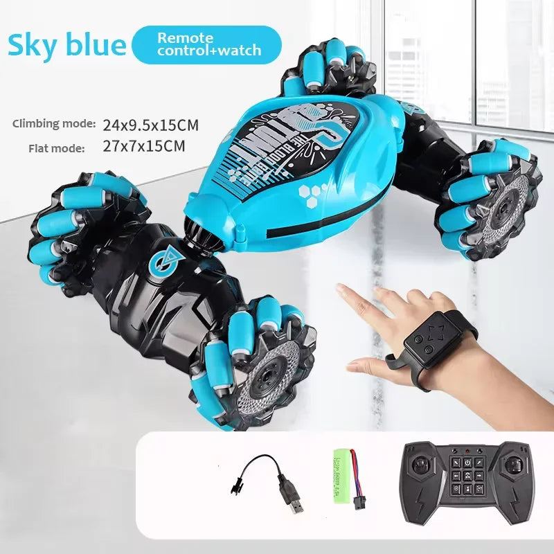 4WD RC Drift Car with Dual Control - 2.4G Gesture & Radio Remote