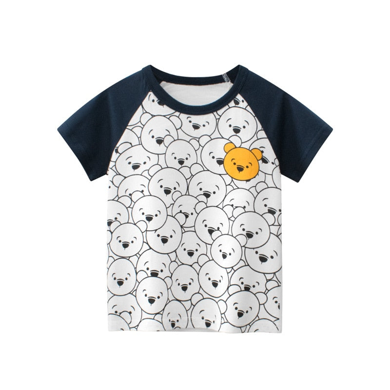 Jaimico for Kids Shirts Baby Sleeve Full Print Toddler Cotton - GuGuTon