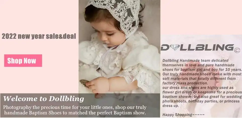 Dollbling Baroque Pink Rhinestones Baby Girl Shoes First Walker Headband Set Sparkle Crystals Princess Shoes Baby Shower SH3