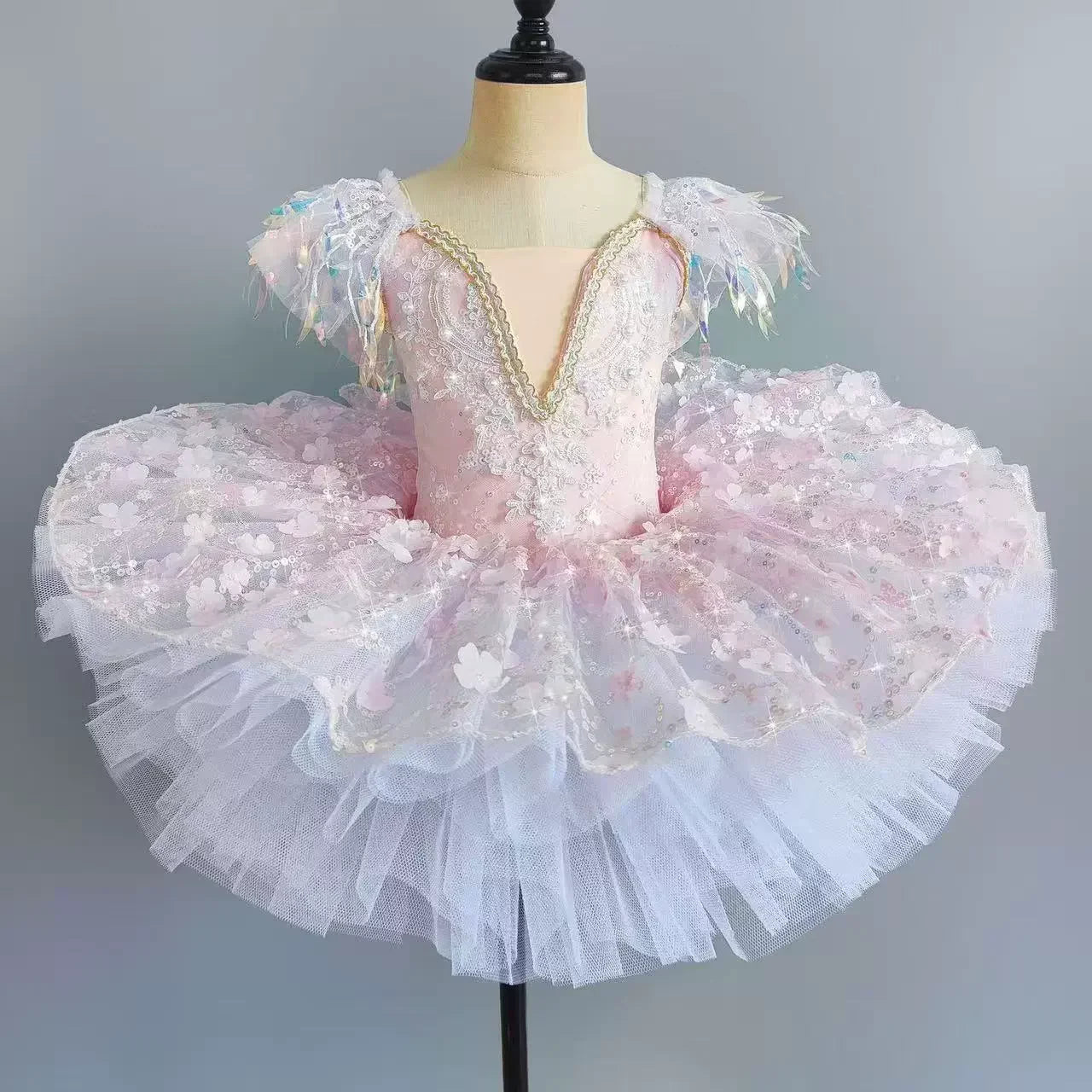 Summer Stage Ballet Leotards Girls Dresses Princess Dance Girl Dress