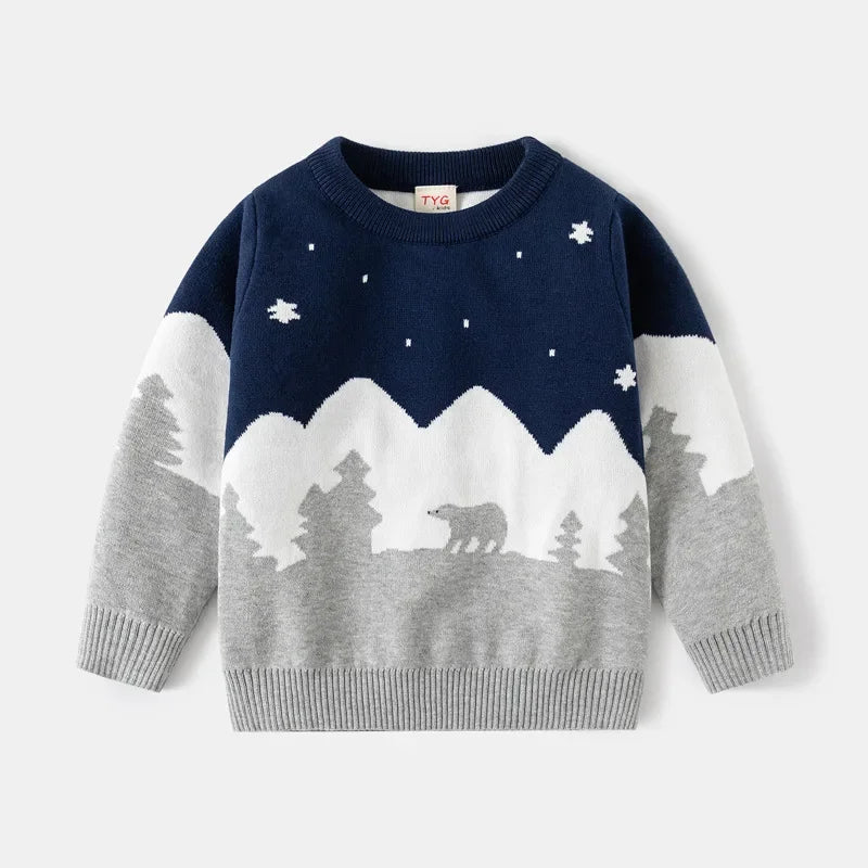 Steven Toddler Kid Baby Boy Sweater