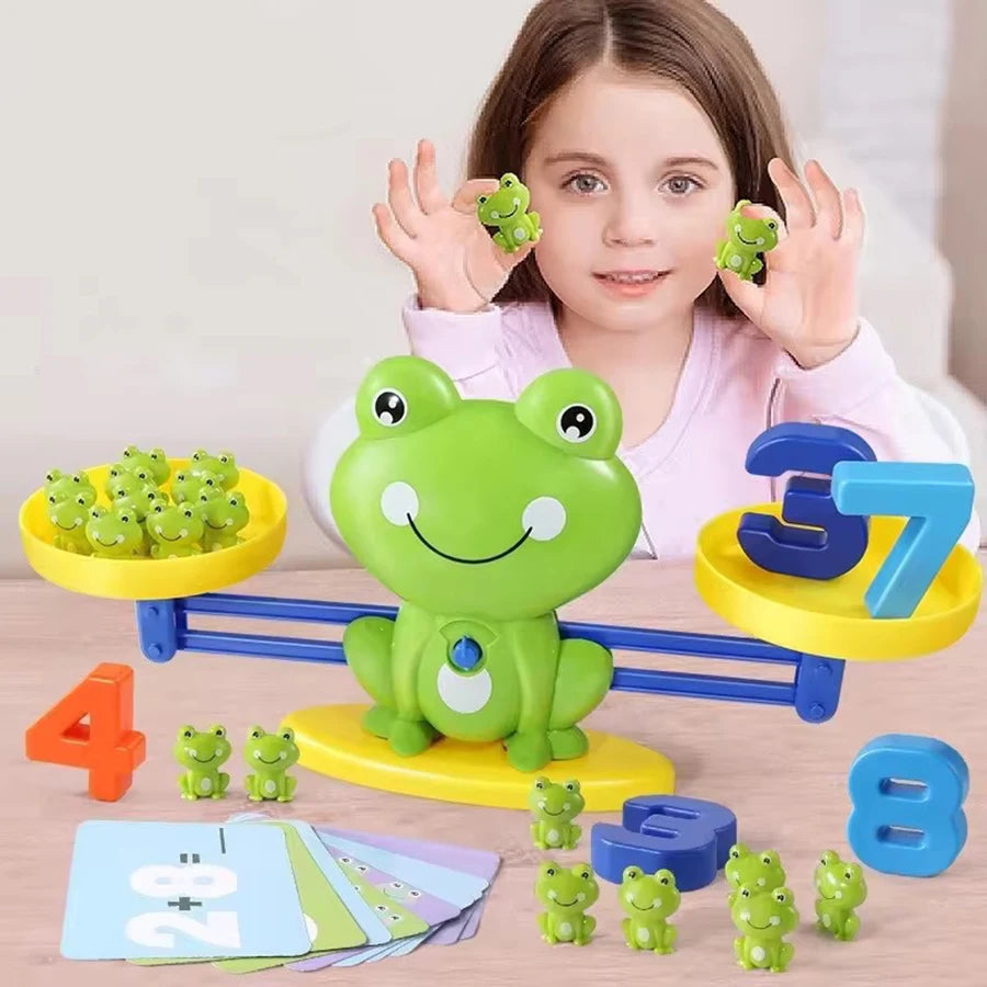Mathematical Intelligence Math Toys Funny Frog Scale Children's Early Education Toys
