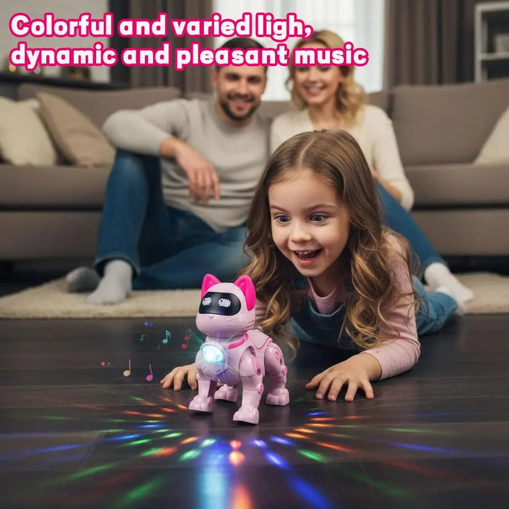 Smart Robot Cat Toy Programmable Intelligent Voice Control Stunt Cat