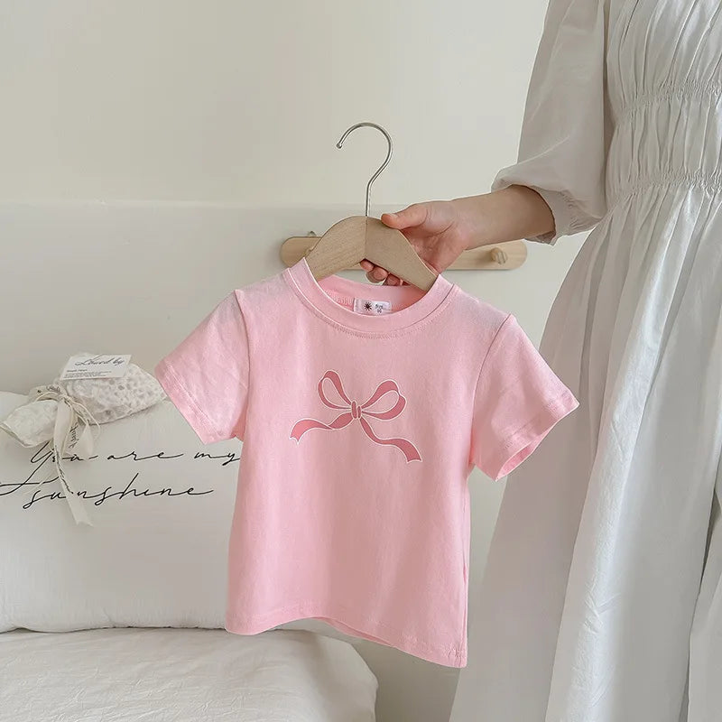 Vega Bow Children's Yankee Tops Baby Casual Korean Version - GuGuTon baby store - Baby Fashion - Toddlers Outfits - Babies Outfits - Toddler Clothes - Kids Clothing - Newborn Clothes - Newborn Wear - Kids Wear - Trending Clothes - Trending Outfits - Fall Fashion - Winter Fashion - Girls Clothes - Boys Clothes - Babies Wear - Kids Accessories - KidsWear - Summer Clothes - Summer Fashion - Summer Trend - Falls Sweaters - Tops - Bottom - Jeans - Blouse - Dresses - Newborn Dresses - Toys