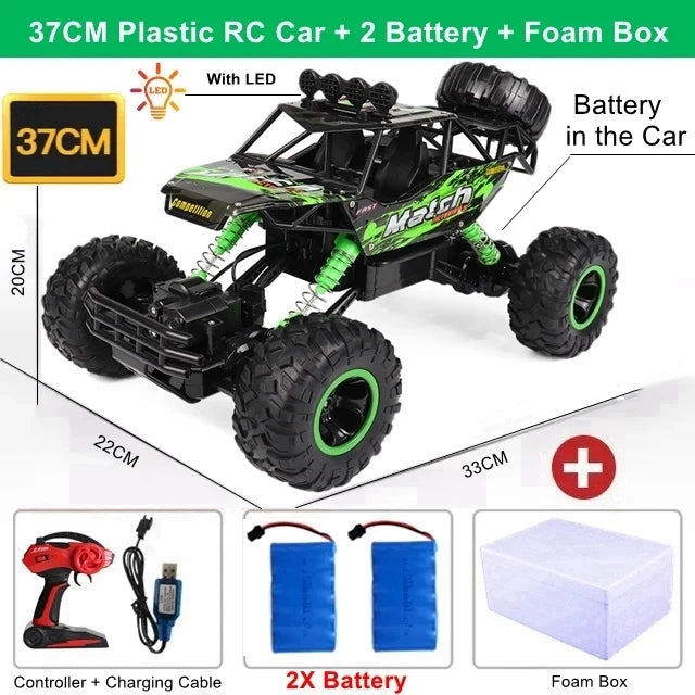 1:16 / 1:12 All Terrain RC Car 30KM/H High Speed 4WD Electric Remote Control Car Buggy 4X4