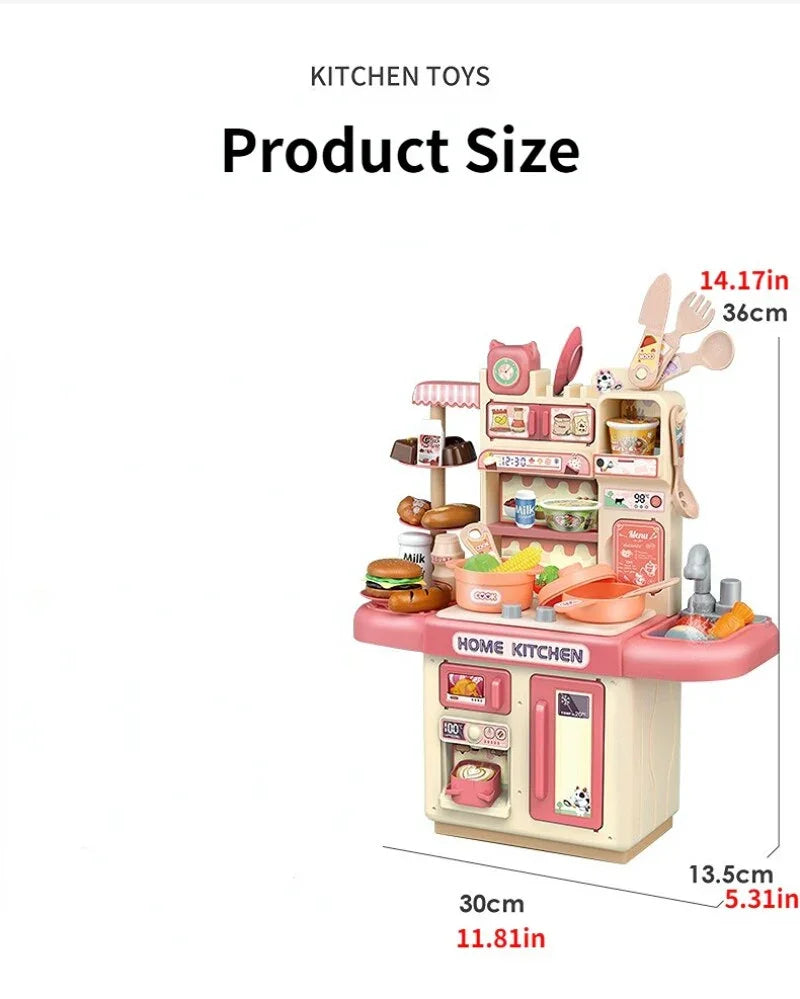 Large Children Simulation Kitchen Toy Lampligh Sound Effect - GuGuTon baby store - Baby Fashion - Toddlers Outfits - Babies Outfits - Toddler Clothes - Kids Clothing - Newborn Clothes - Newborn Wear - Kids Wear - Trending Clothes - Trending Outfits - Fall Fashion - Winter Fashion - Girls Clothes - Boys Clothes - Babies Wear - Kids Accessories - KidsWear - Summer Clothes - Summer Fashion - Summer Trend - Falls Sweaters - Tops - Bottom - Jeans - Blouse - Dresses - Newborn Dresses - Toys