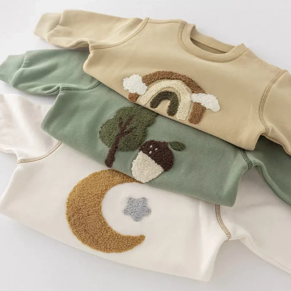 Antonio Fuzzy Patch Contrast Jogger Set