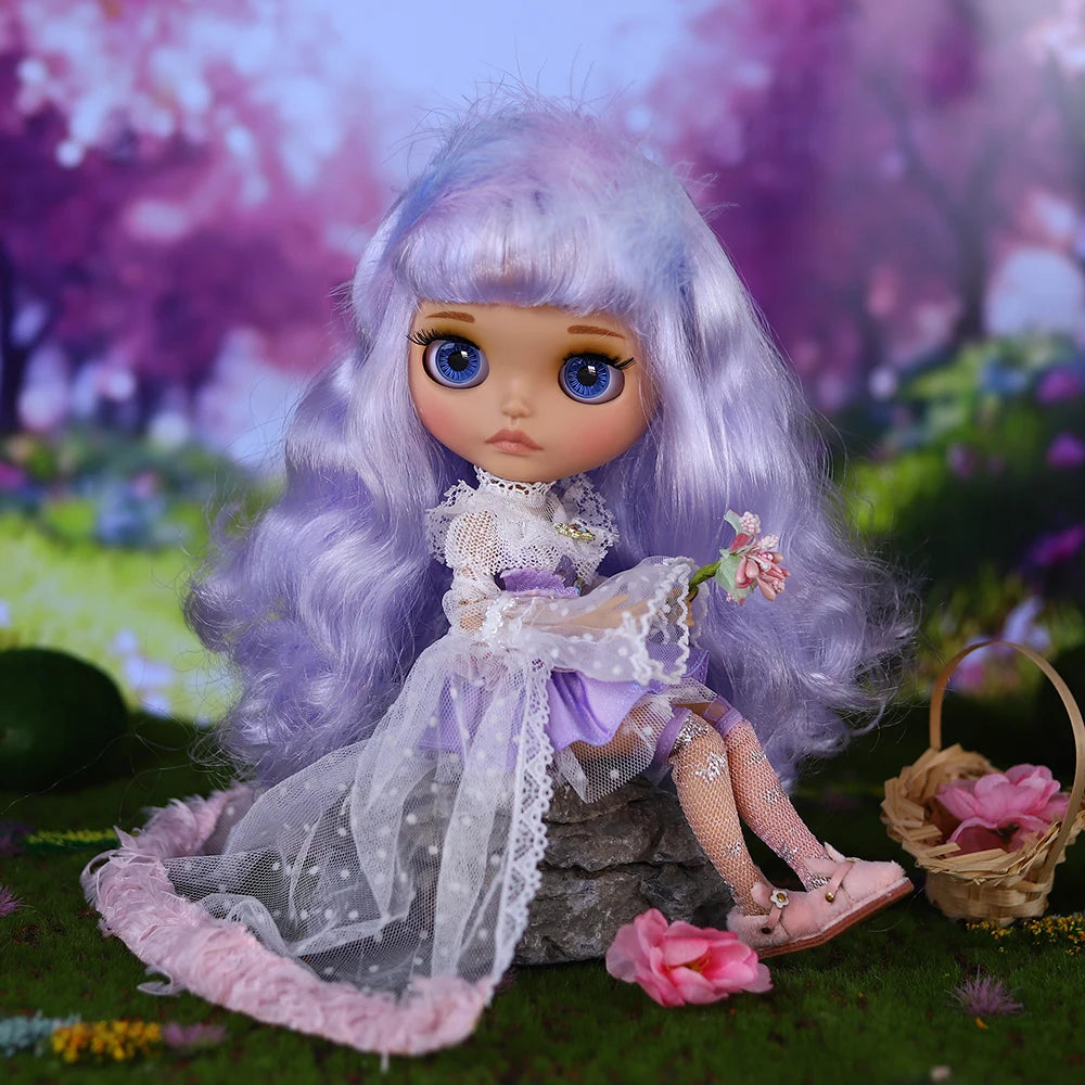 ICY DBS Blyth Doll BJD Joint Body tan Skin Matte Face Set Doll 1/6 30cm Girl Gift Anime SD