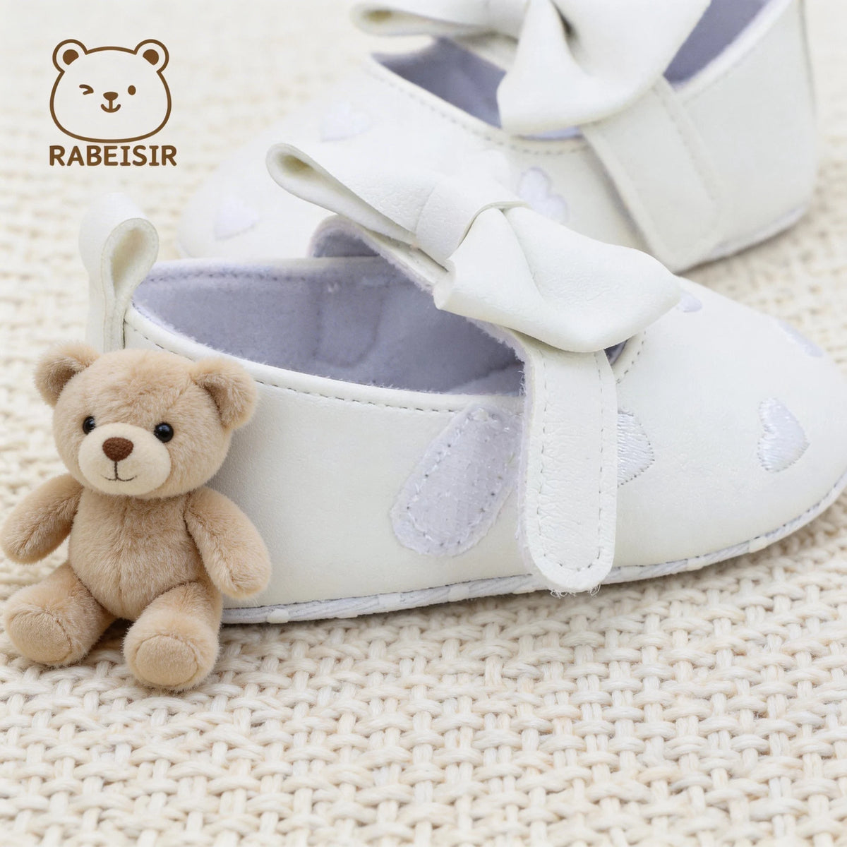 Baby Girl Toddler Shoes Baby embroidery Love Style Baby's First Pair of Step Shoes Breathable Non-Slip Fashion