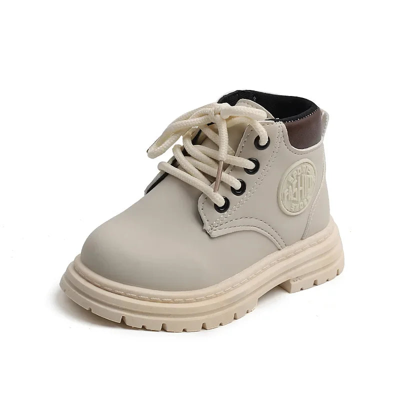 Liam Winter Kids Combat Boots - Non-slip Footwear