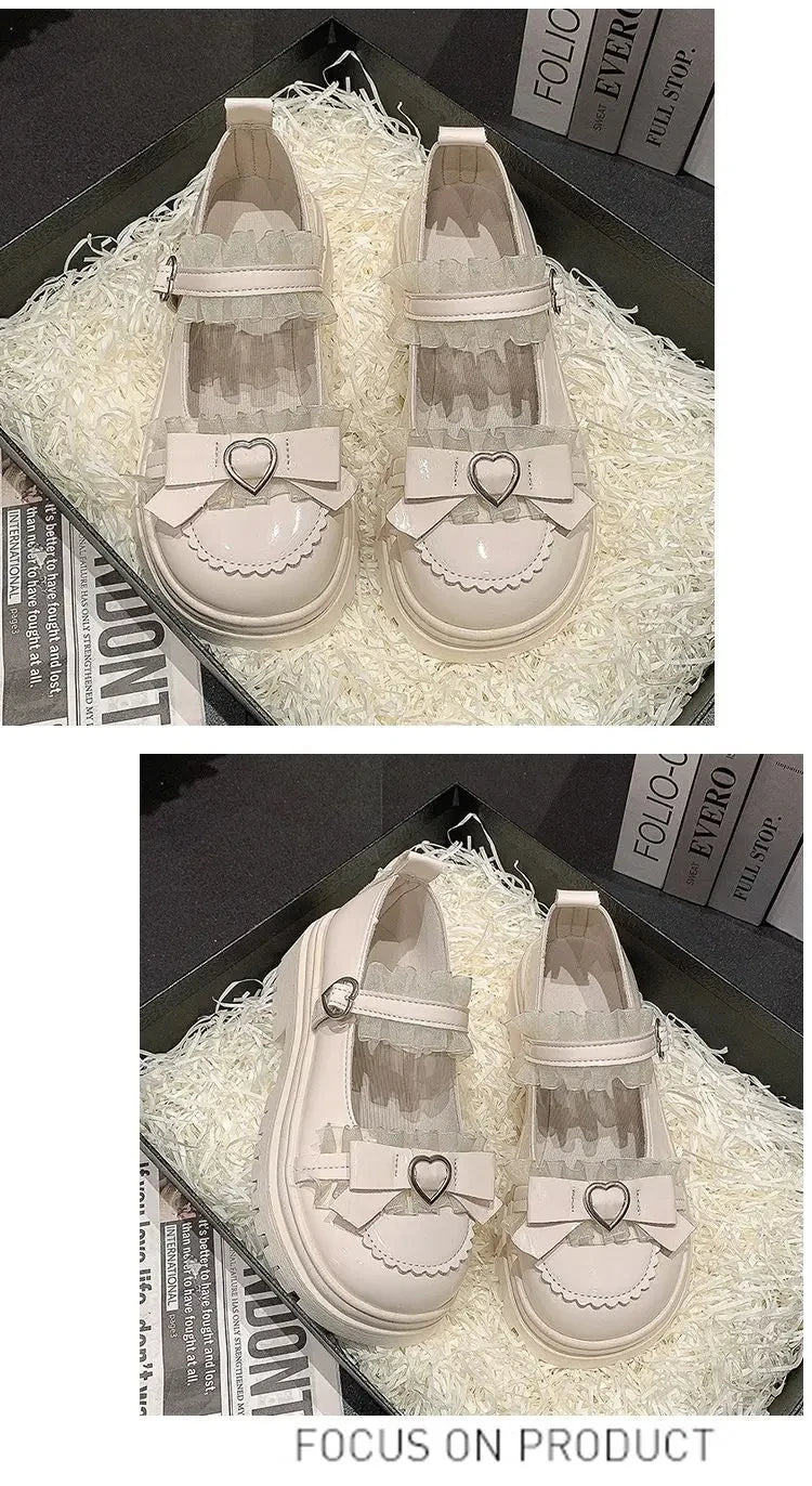 2025 Summer New School Girl JK Loafer Pumps Platform Shoes