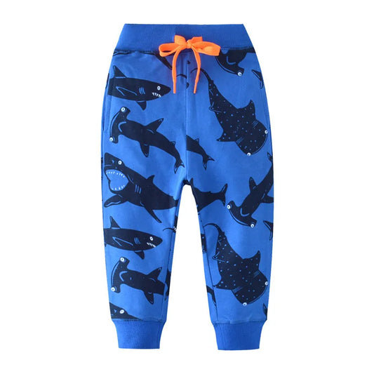 Aleix Sweatpants Autumn Spring Sharks Baby Trousers Pants