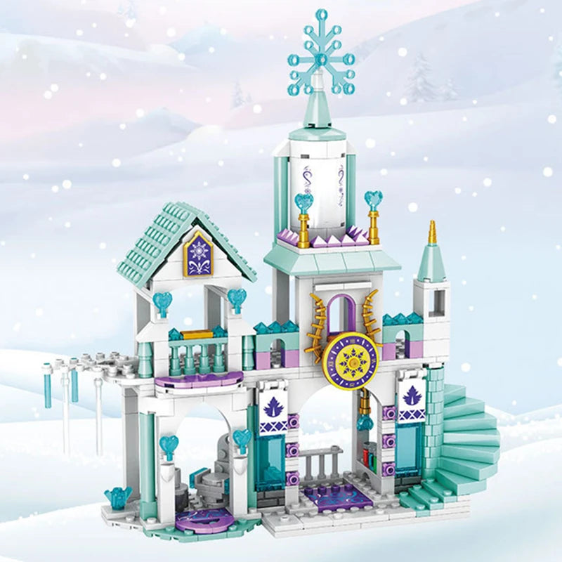 DIY Girls Castles House Carriages Building Blocks Kits Bricks Classic Model Kids Toys For Children Gift