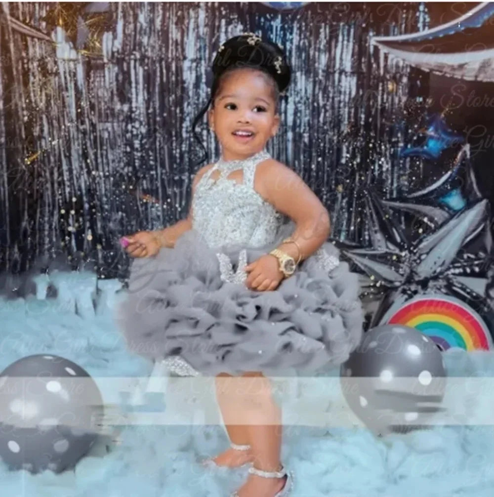Custom Flower Girl Dress Wedding Gown Birthday Party Pageant Dress