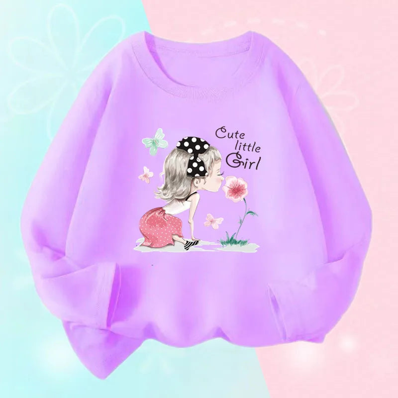 Charlotte Strawberry Girls Graphic Juice Kids Cartoon Long Sleeve