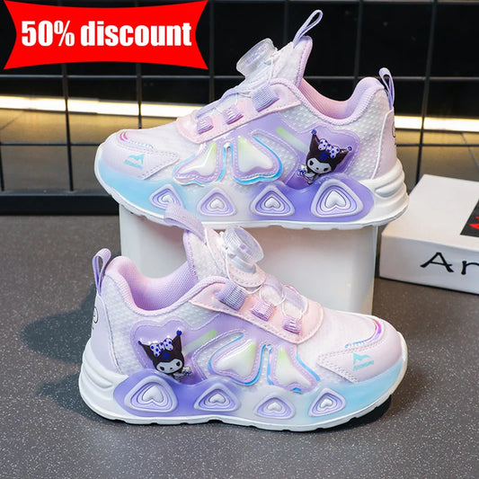 Childrens Sports Shoes Girls Cute Patterns Fashion Daily Casual Walking Shoes
