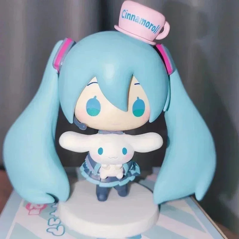 Hatsune Miku Cinnamoroll Figure Q-version Doll