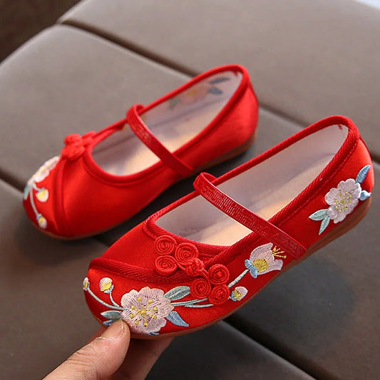 0-1 Year Old Baby Girl Flat Shoes, Spring, Autumn, and Summer 0-6-12 Months