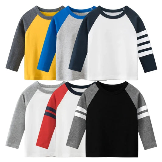 Pedro Clothes Pachwork Long Sleeve Tops Tees