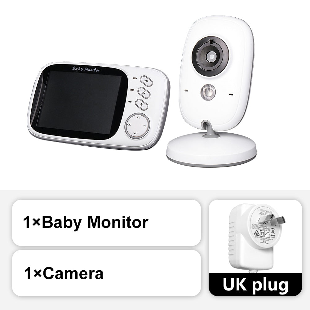 Video Baby Monitor 2.4G Two Way Audio Night Vision Video Surveillance - GuGuTon